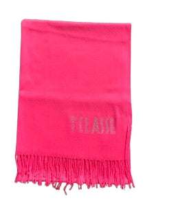 Alviero Martini 1a Classe Stola Logo Strass 72x175 cm 4K S495 1687 Col 0296 Ciclamino